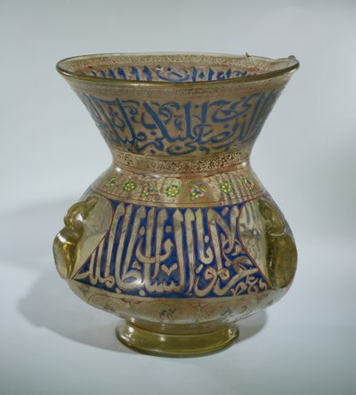 Mosque Lamp in the name of al Malik al Nasu Muhammad, c.1300-1340 by Egyptian School