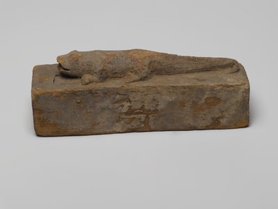 Small coffin for a crocodile, 664-332 BC by Egyptian School
