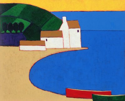 Bay in Southern Brittany by Eithne Contemporary Artist Donne
