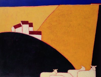 Tuscan Countryside, 1999 by Eithne Contemporary Artist Donne
