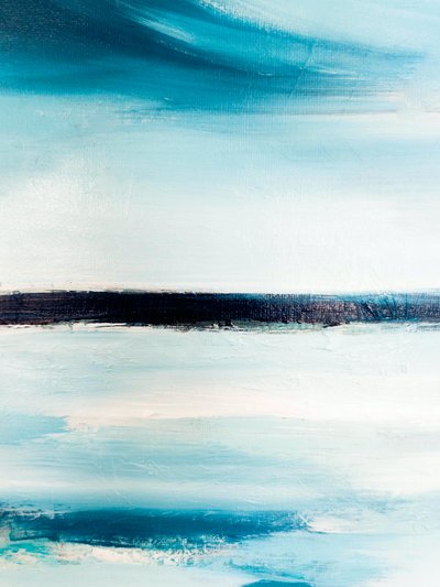 Abstract Blue Horizon by Ejaaz Haniff