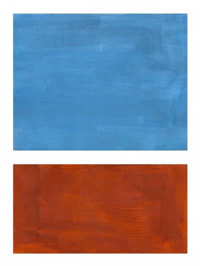 Abstract Blue Rust Blocks by Ejaaz Haniff