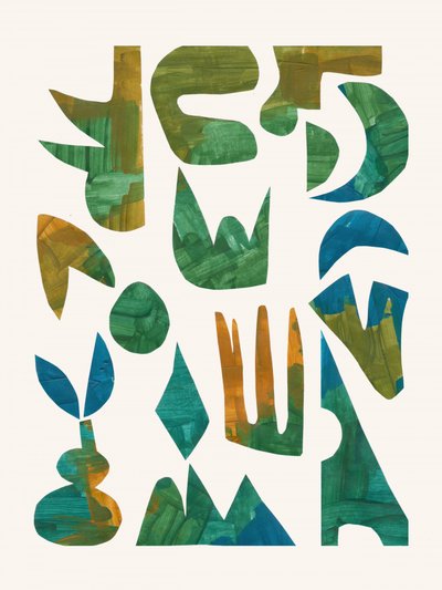 Abstract Organic Shapes by Ejaaz Haniff