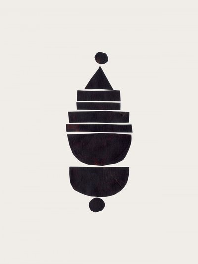 Black Geometric Balance by Ejaaz Haniff