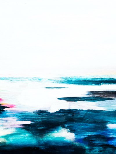 Blue Horizon Abstract by Ejaaz Haniff