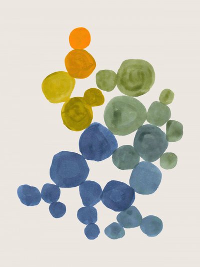 Colorful Organic Shapes by Ejaaz Haniff