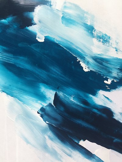 Deep Blue Flow by Ejaaz Haniff