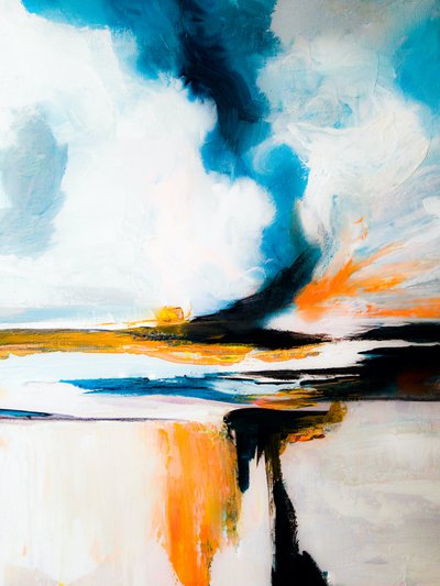 Vibrant Abstract Horizon by Ejaaz Haniff
