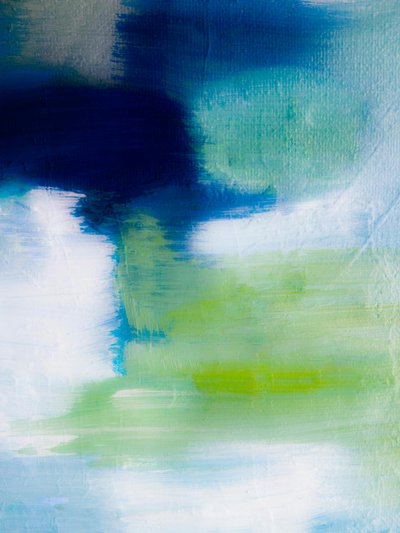 Vibrant Ocean Abstract by Ejaaz Haniff