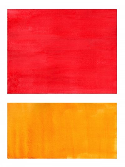 Warm Abstract Color Blocks by Ejaaz Haniff