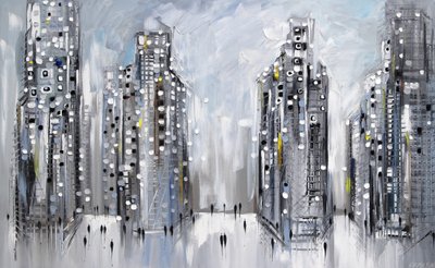Abstract Cityscape by Ekaterina Ermilkina