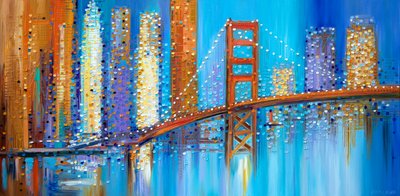San Francisco City Lights by Ekaterina Ermilkina