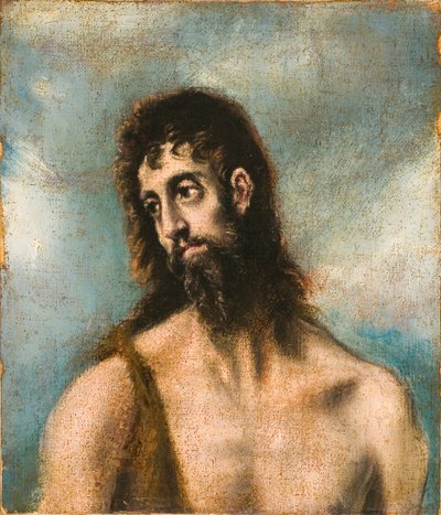 St. John the Baptist by El (1541 1614) (studio of) Greco
