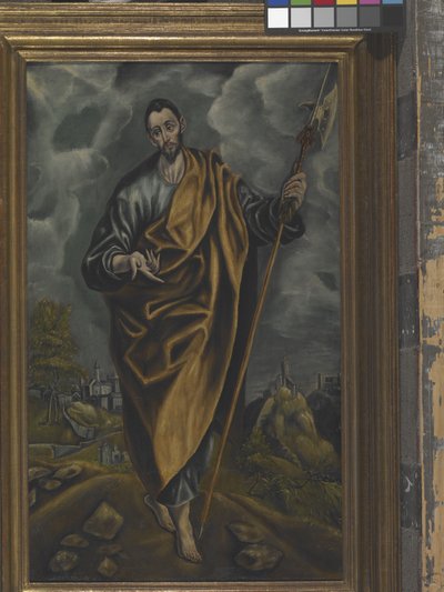 St. Judas Thaddaeus or St. Thomas by El (1541 1614) Greco