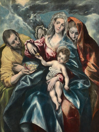 The Holy Family with Mary Magdalen, c.1590-95 by El Greco