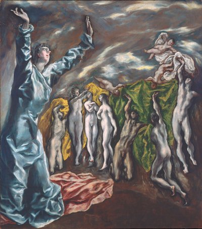 The Vision of Saint John, c.1609-14 by El Greco