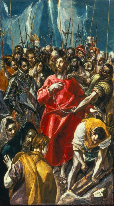 The Espolio, The Disrobing of Christ, c.1577-79 by El (1541 1614) (studio of) Greco