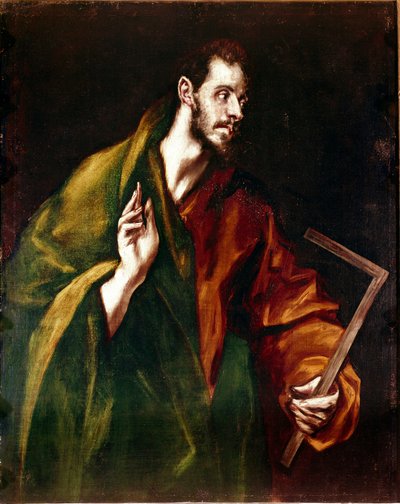 Apostolate of the Cathedrale of Toledo: The Apostle Saint Thomas by El Greco