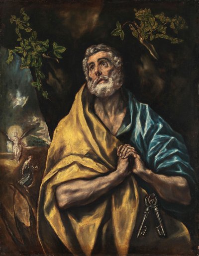 Saint Peter Repentant, c.1590 by El Greco