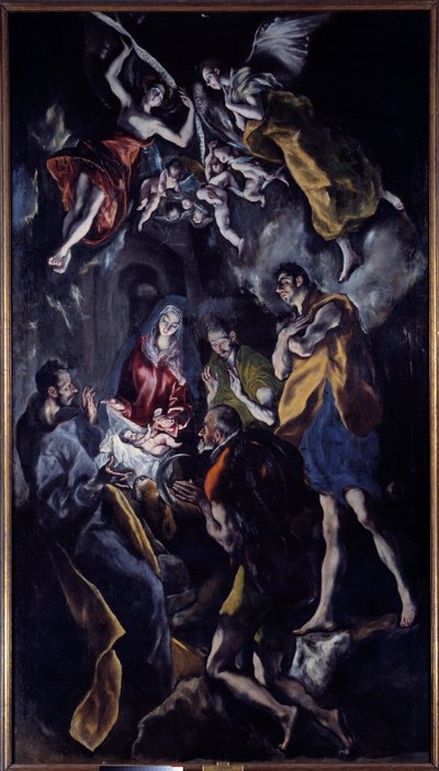 The Adoration of Shepherds by El Greco