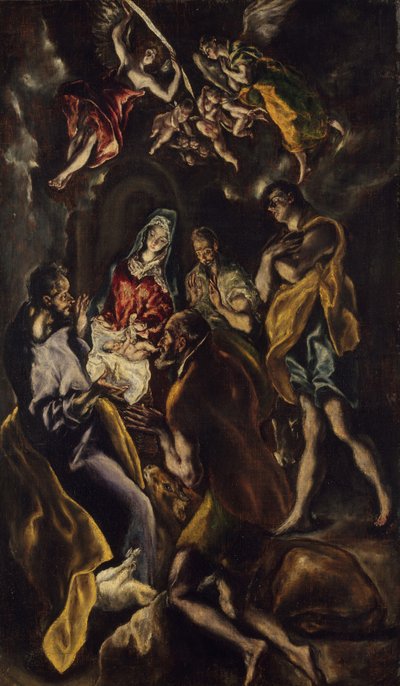 The Adoration of the Shepherds, c.1612-14 by El Greco