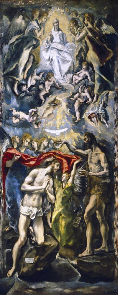 The Baptism of Christ, c.1597 by El Greco