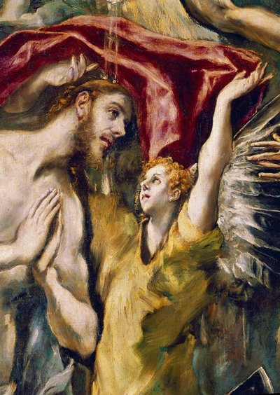 The Baptism of Christ (Detail) by El Greco