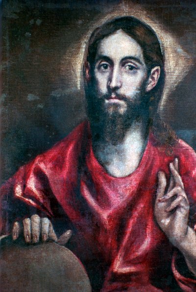Christ Blessing The Saviour of the World by El Greco