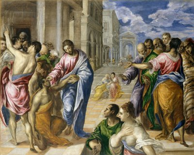 Christ Healing the Blind, c.1570 by El Greco