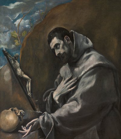 Saint Francis of Assisi in Meditation by El Greco