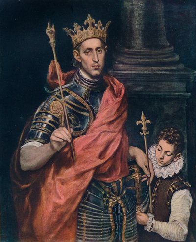 St. Louis King of France with a Page by El Greco