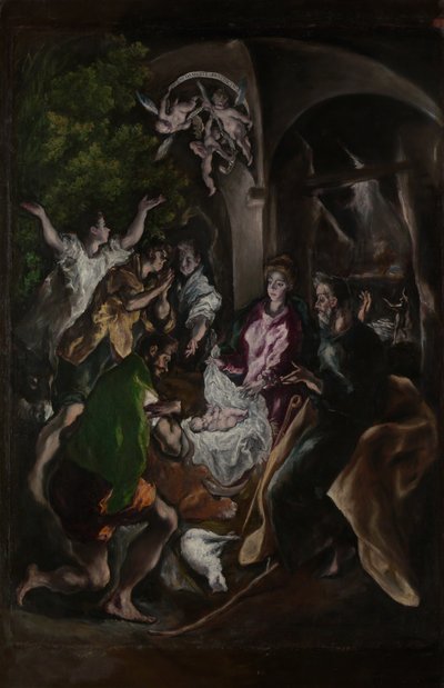 The Adoration of the Shepherds, ca. 1605-10 by El Greco