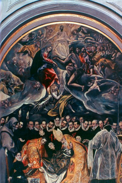 The Burial of Count Orgaz (detail) by El Greco