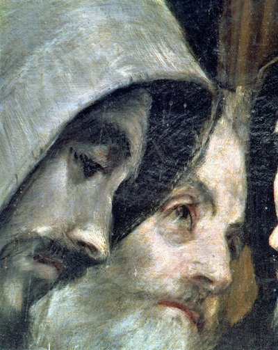 The Burial of Count Orgaz (detail of the franciscans) by El Greco