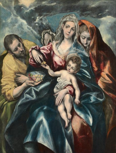 The Holy Family with Mary Magdalen, c. 1590-1595 by El Greco