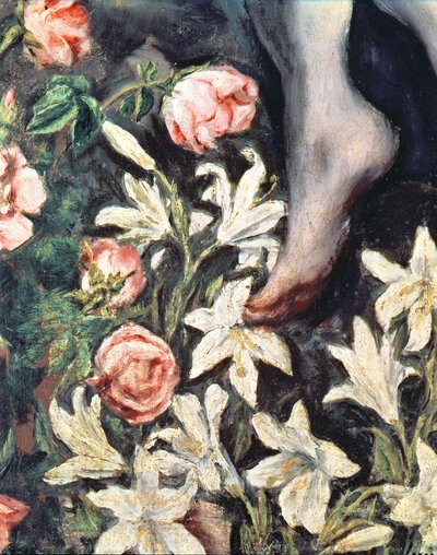 The Immaculate Conception (detail of flowers) by El Greco