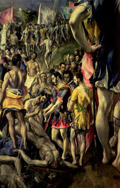The Martyrdom of St. Maurice, 1580-83 (detail) by El Greco