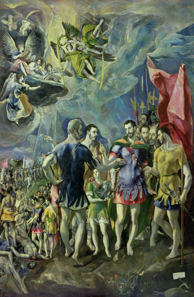 The Martyrdom of St. Maurice (detail) by El Greco