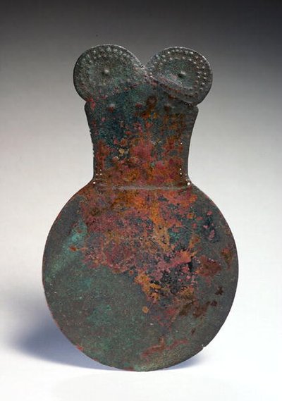 Mirror, from Marlik, northwest Iran, c.1400 BC by Elamite
