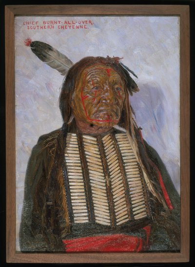 Chief Burnt-All-Over by Elbridge Ayer Burbank