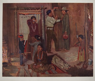 Leaving home for the Carlisle Indian School by Elbridge Ayer Burbank