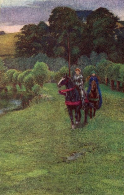 Enid They Rode So Slowly and They Looked So Pale by Eleanor Fortescue Brickdale