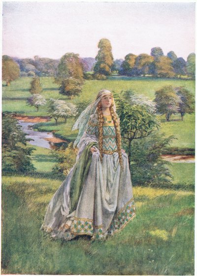 Guinevere: In Which She Saw Him First, When Lancelot Came by Eleanor Fortescue Brickdale