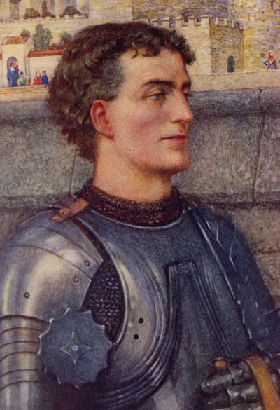 Illustration for Idylls Of The King by Alfred Lord Tennyson by Eleanor Fortescue Brickdale