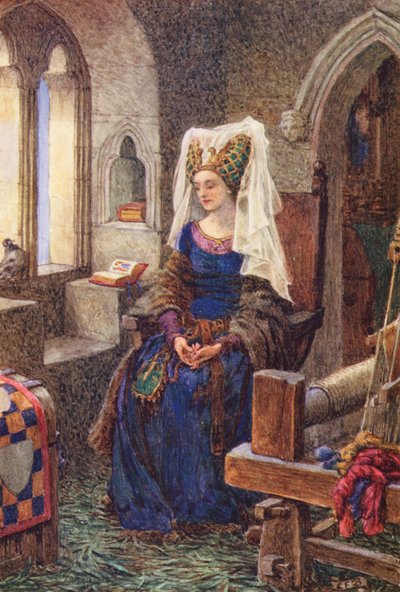 Illustration for The Gathering of Brother Hilarius by Michael Fairless by Eleanor Fortescue Brickdale