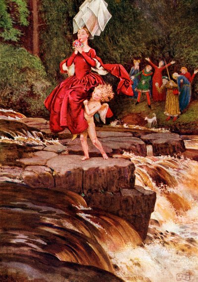 Illustration for the poem 