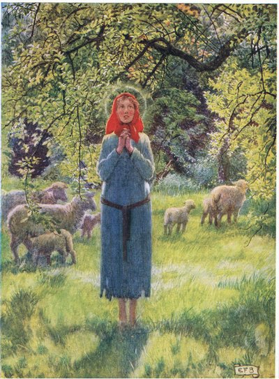 Joan of Arc: I Have Heard Strange Voices in the Wind by Eleanor Fortescue Brickdale