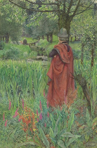 Lancelot and Elaine: Farewell, Fair Lily by Eleanor Fortescue Brickdale