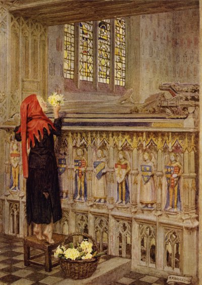 Only the actions of the just, Smell sweet, and blossom in their dust by Eleanor Fortescue Brickdale