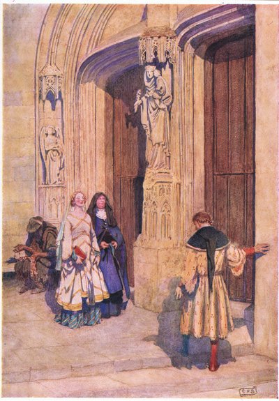 Petrarch and Laura at Avignon: 